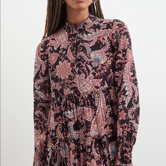 Anthropologie Cady Tiered Cocktail Dress XS - Picture 3 of 12